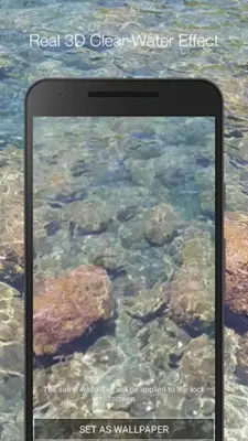 Real Water Live Wallpaper android App screenshot 1